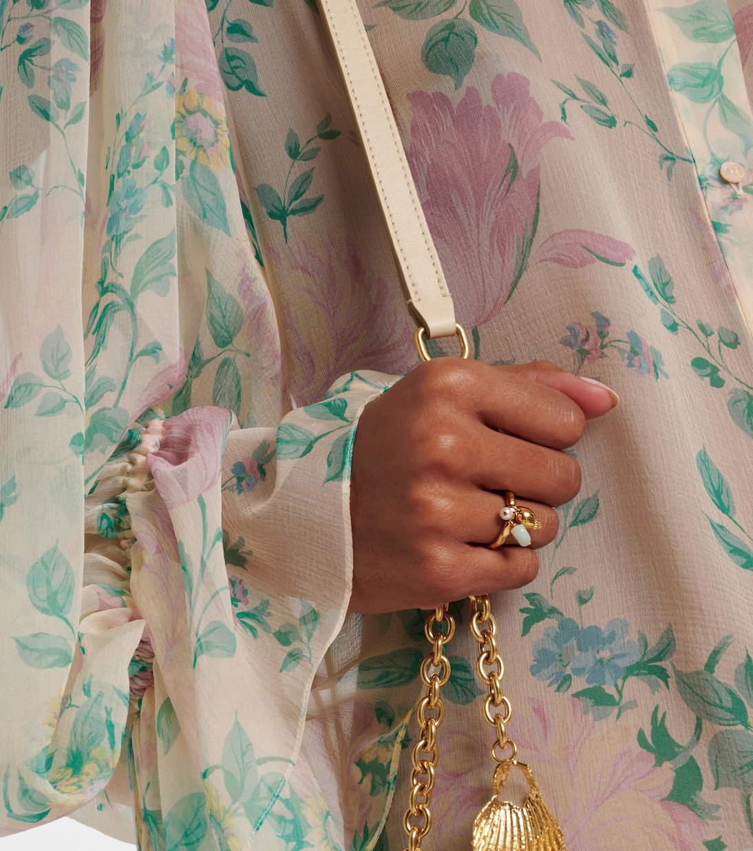 Ring Shells mit Zierperlen | Chloé
