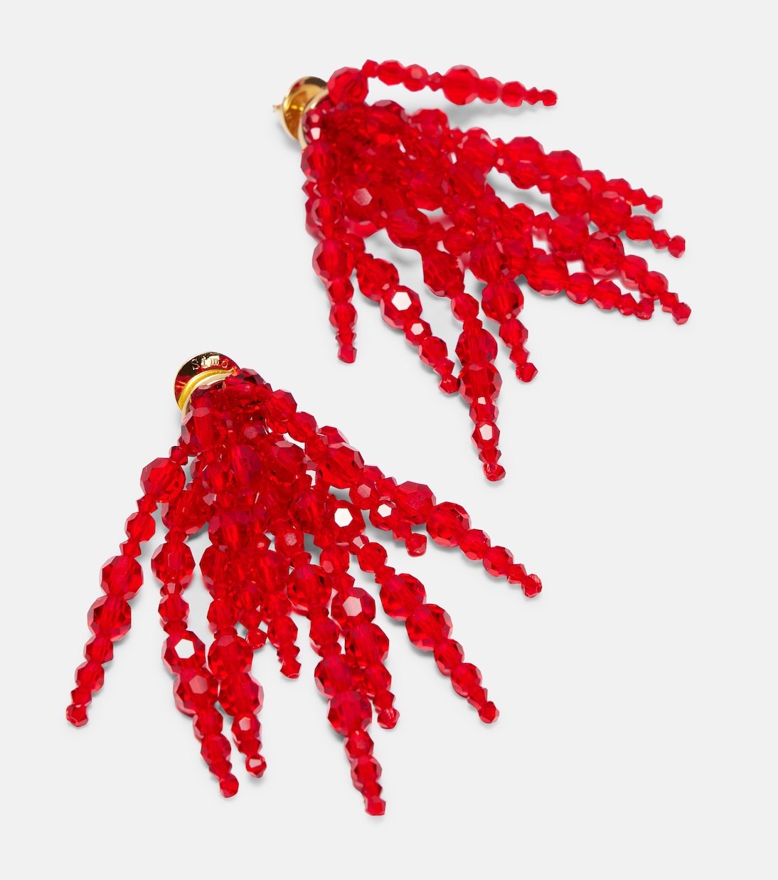 Orecchini pendenti con perline   | Simone Rocha