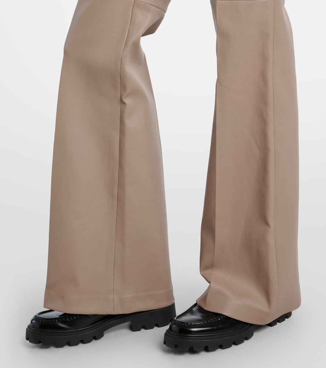 Pantaloni flared Tafira in pelle | Joseph