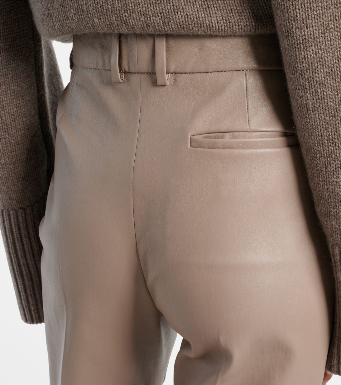 Pantaloni flared Tafira in pelle | Joseph