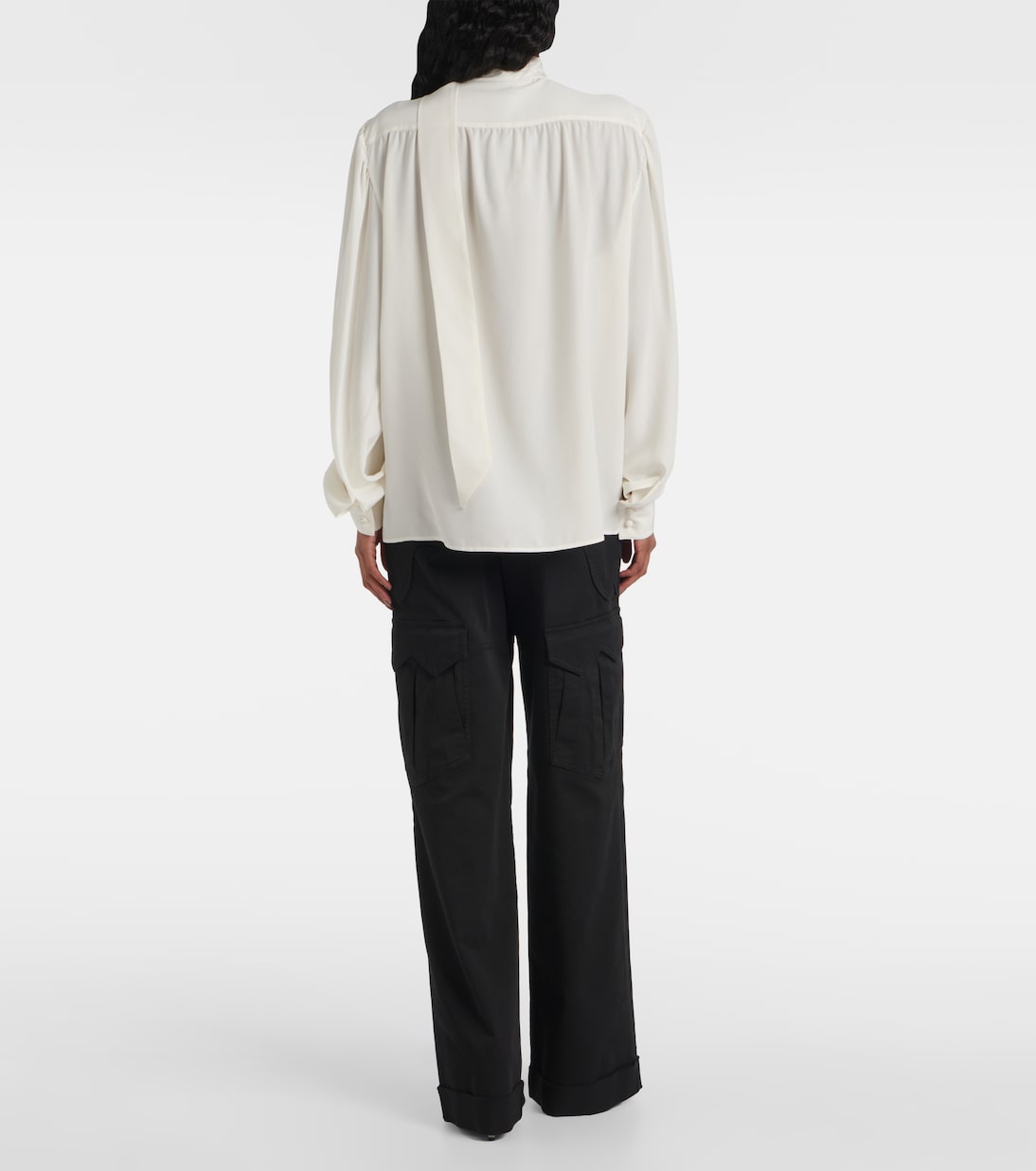 Blusa in seta crêpe de chine | Tom Ford