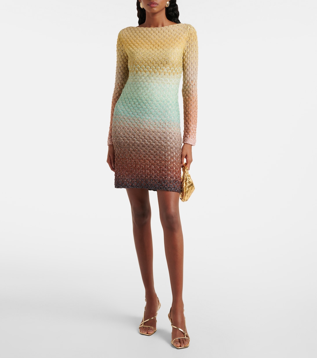 Dyed lamé minidress | Missoni