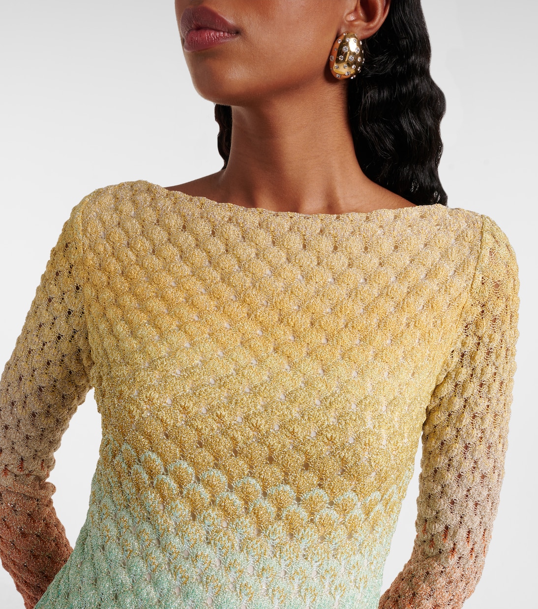 Dyed lamé minidress | Missoni