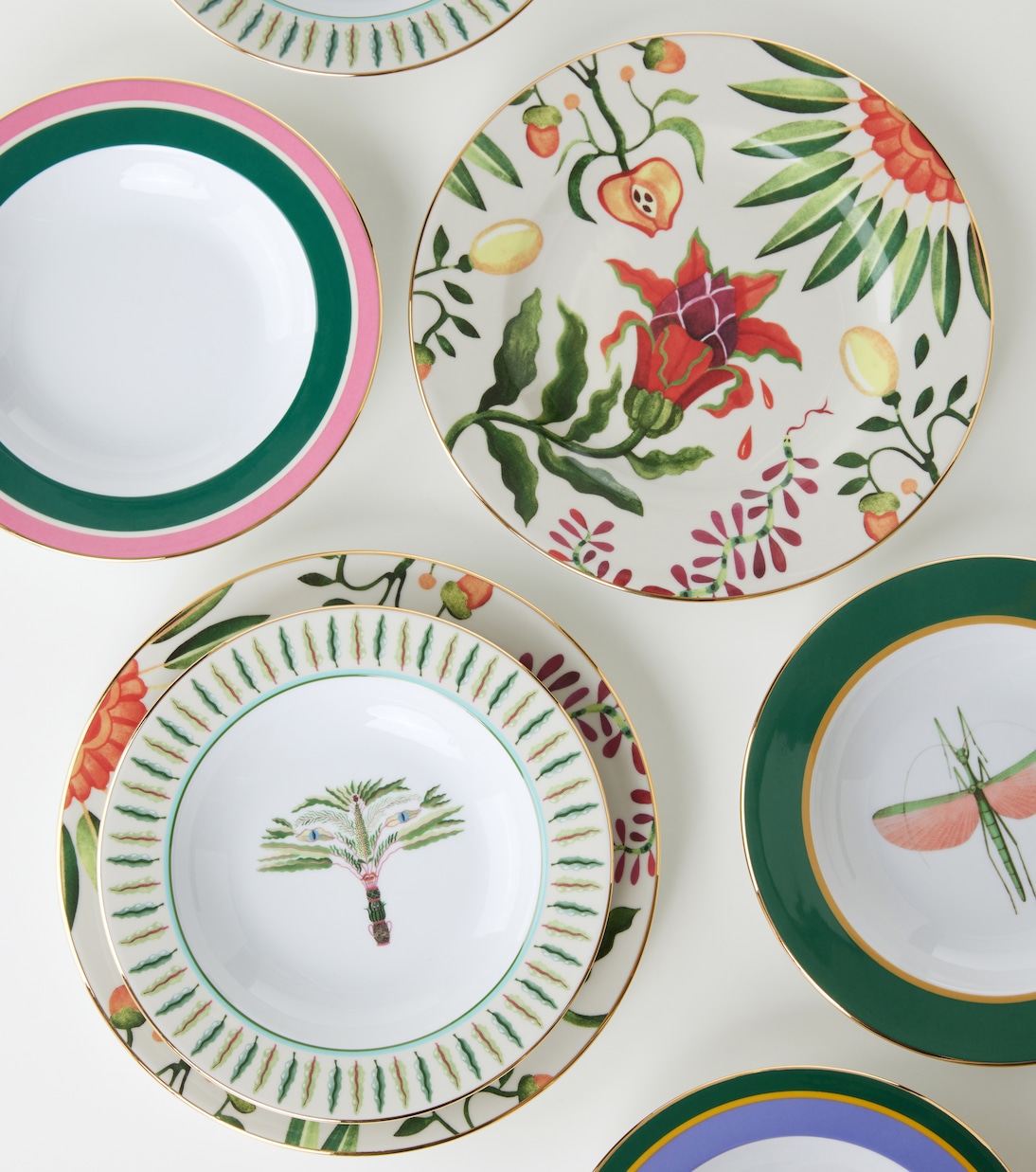 Eden set of 2 porcelain soup plates | La DoubleJ