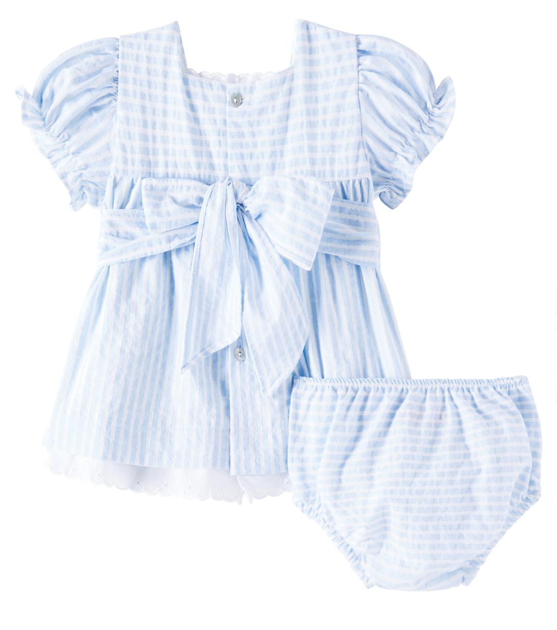 Baby Set Zoe aus Kleid und Höschen | La Coqueta