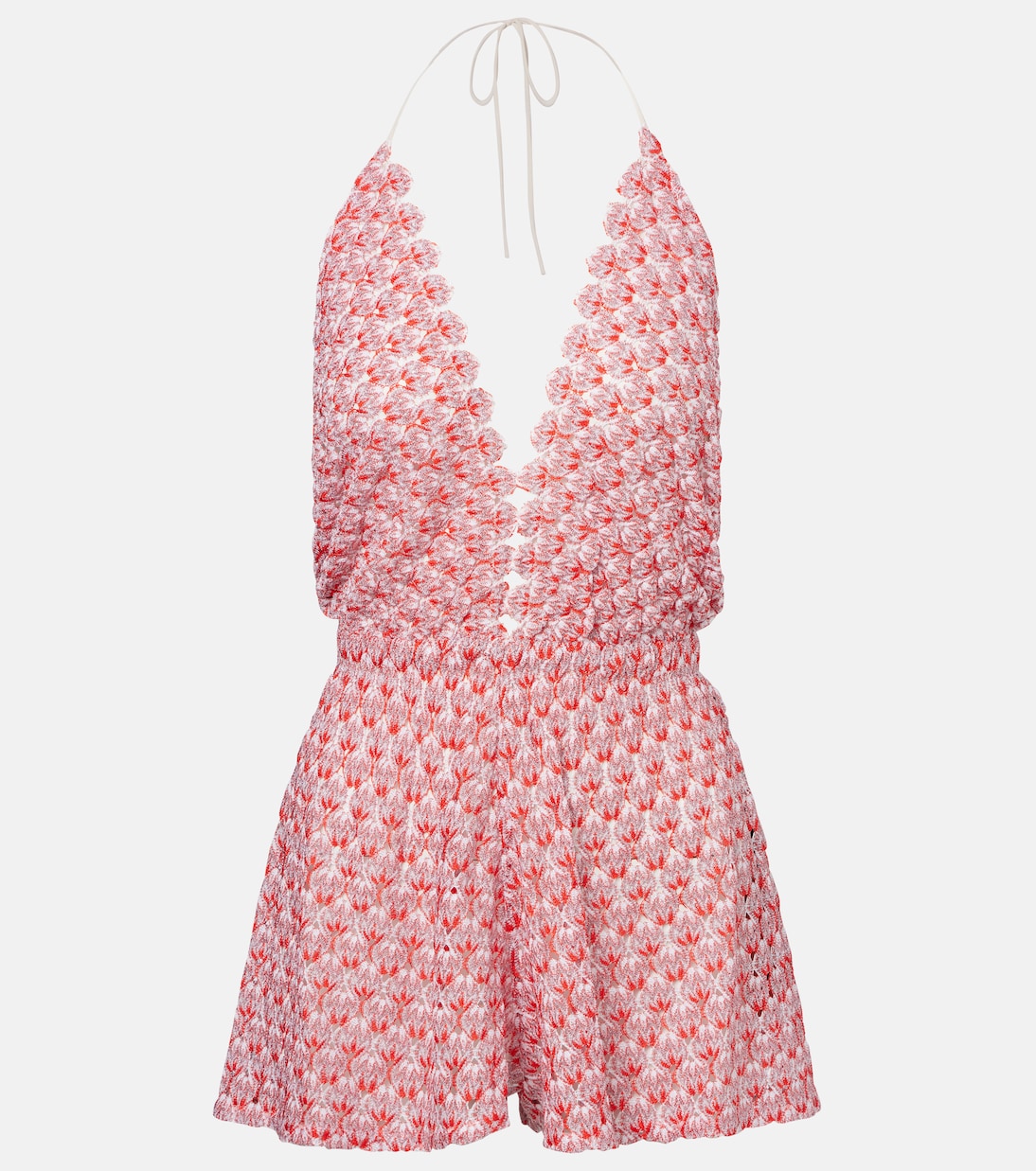 Jumpsuit corta in maglia con lamé  | Missoni