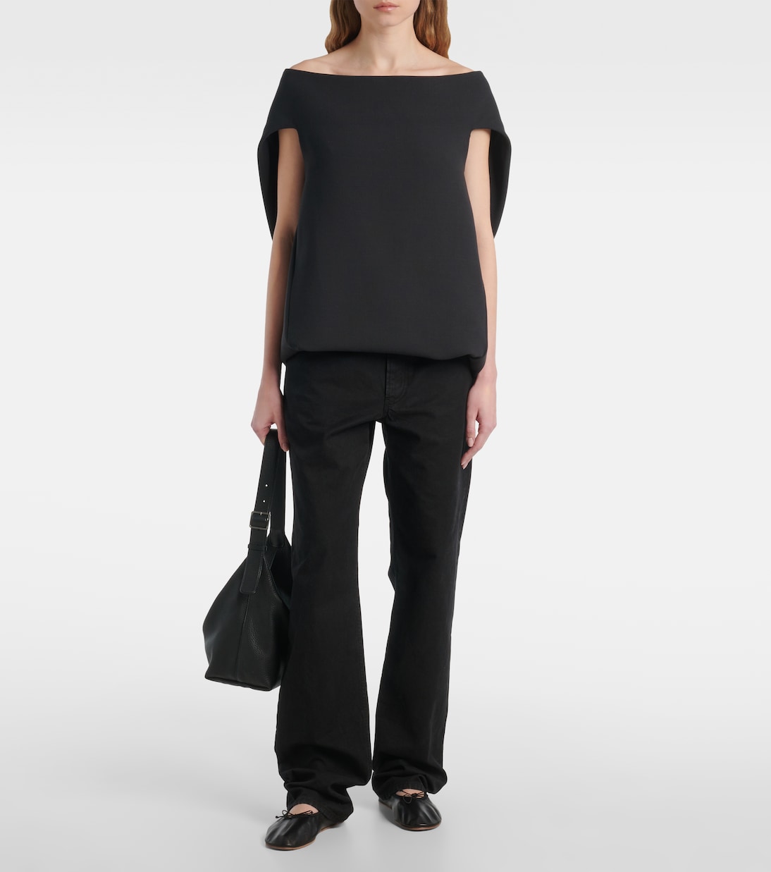 Pallenberg off-shoulder top | The Row