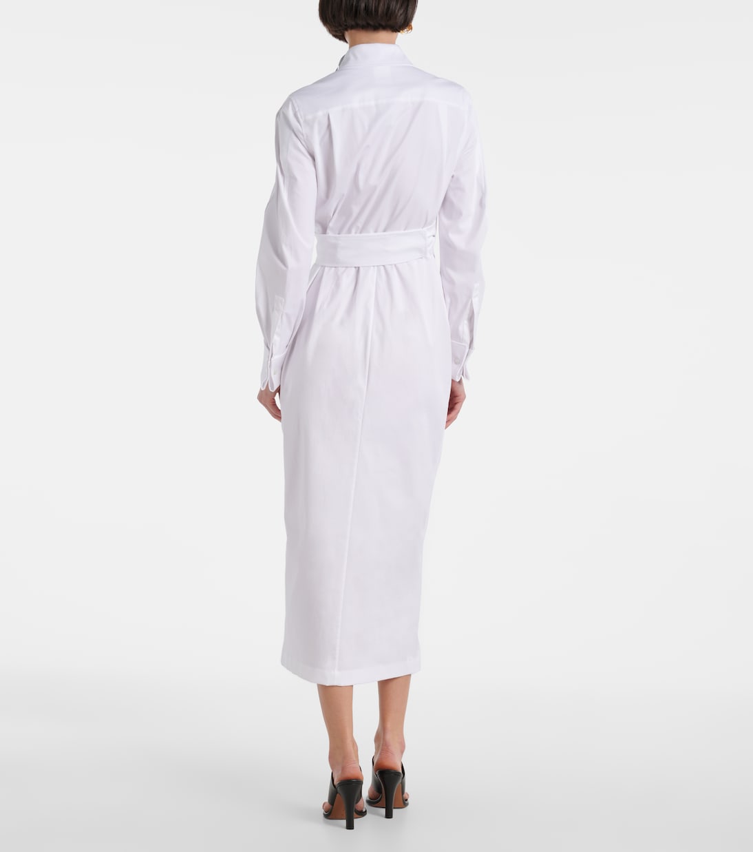 Abito a portafoglio in twill di misto cotone | Max Mara