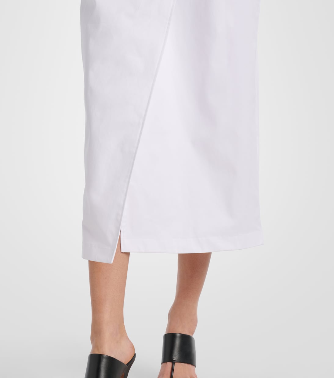 Abito a portafoglio in twill di misto cotone | Max Mara