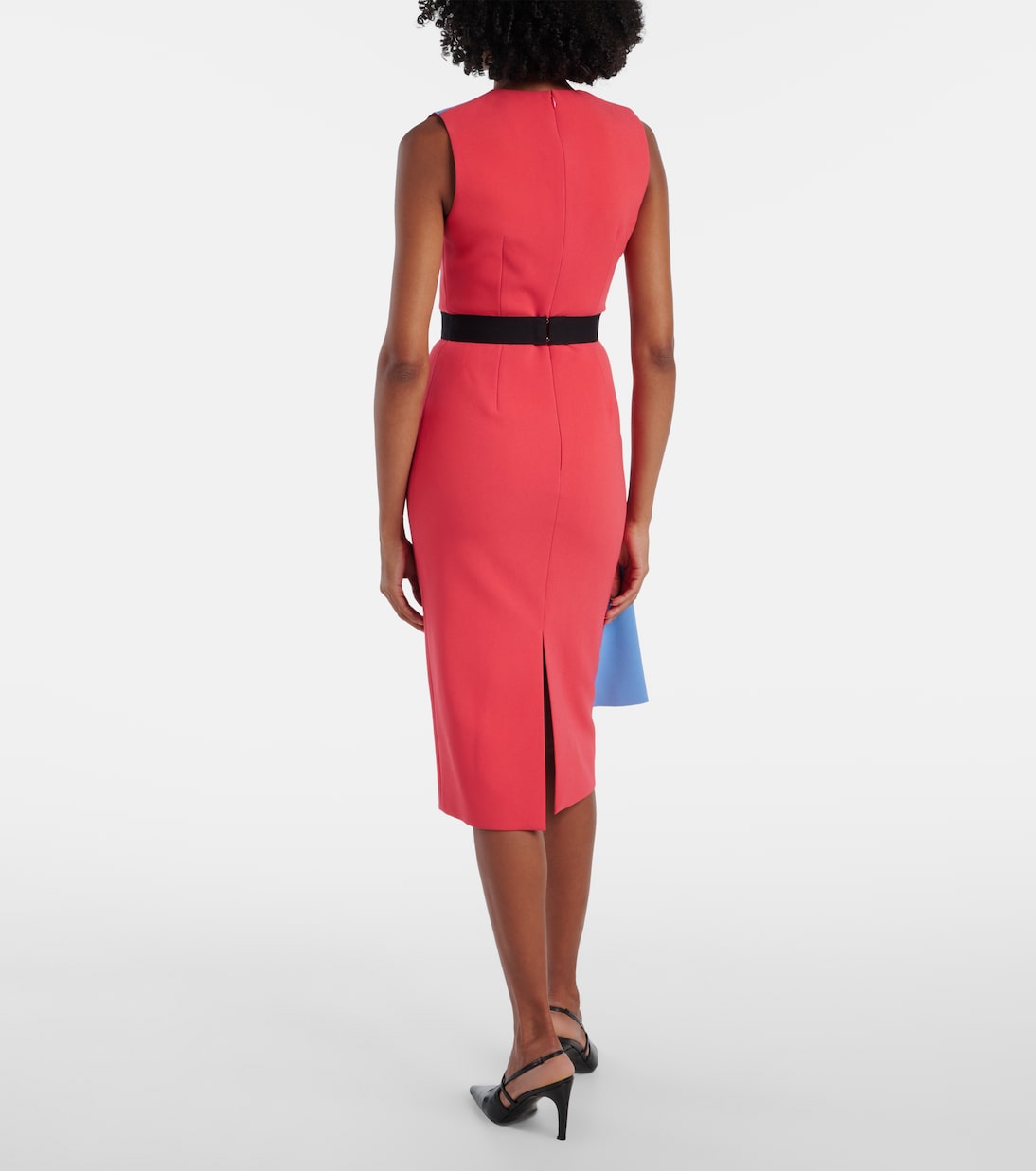 Vestido de cóctel Pembrook de crepé drapeado | Roksanda