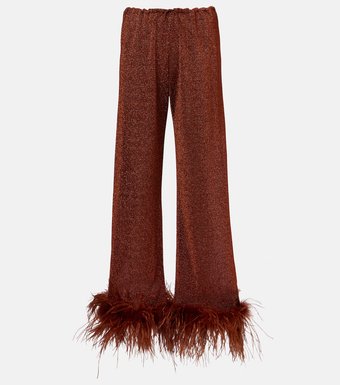 Pantaloni Lumière Plumage con piume | Oséree