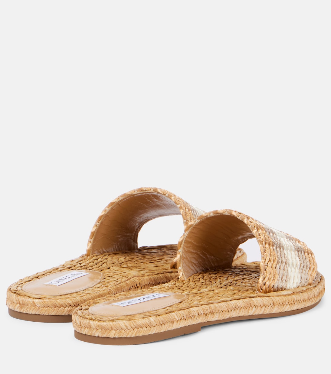 Playa raffia slides | Aquazzura
