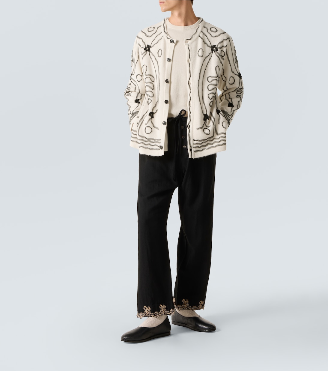 Winter Garden cashmere cardigan | Bode