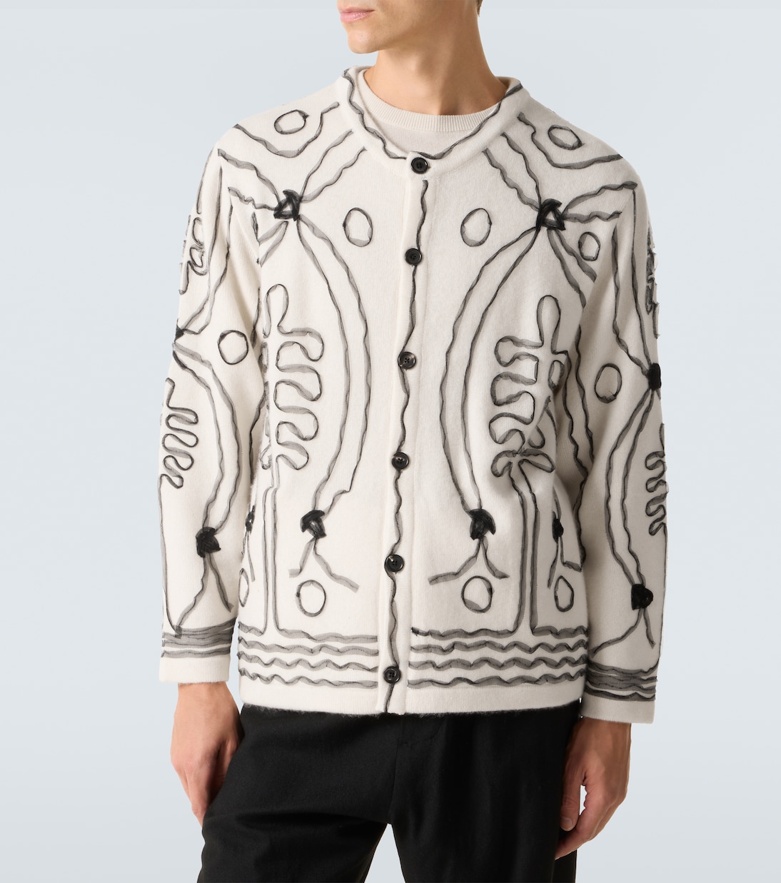 Winter Garden cashmere cardigan | Bode