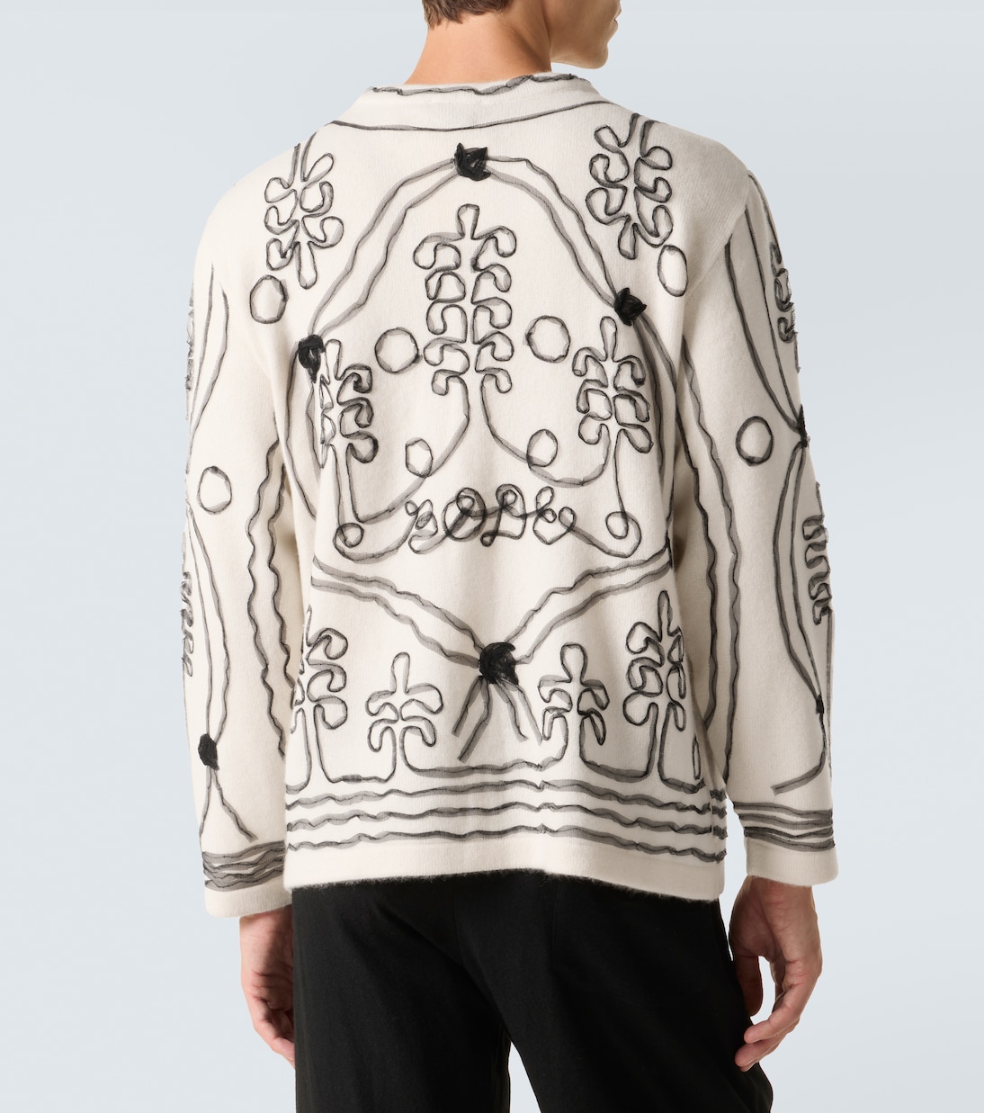 Winter Garden cashmere cardigan | Bode