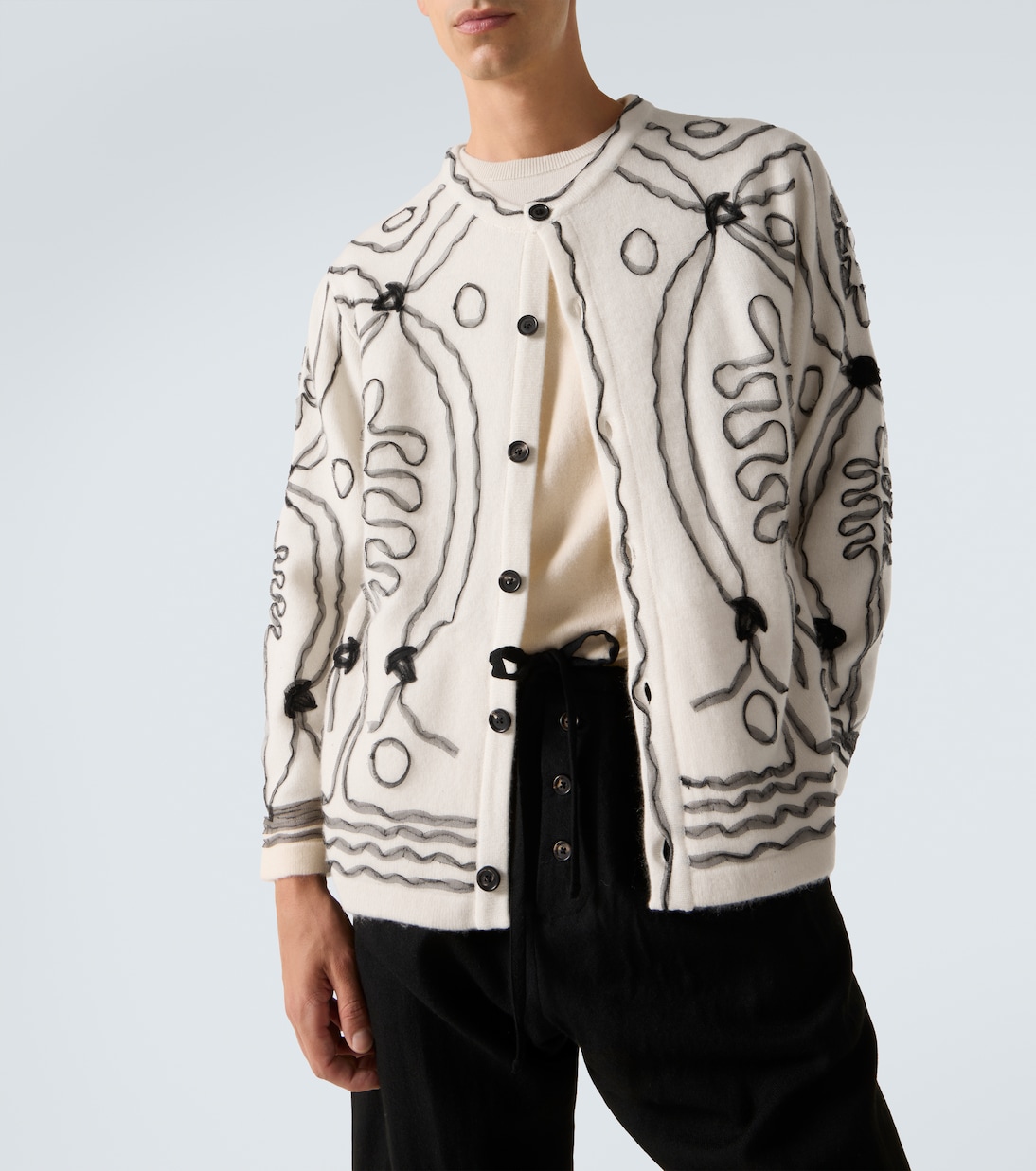 Winter Garden cashmere cardigan | Bode