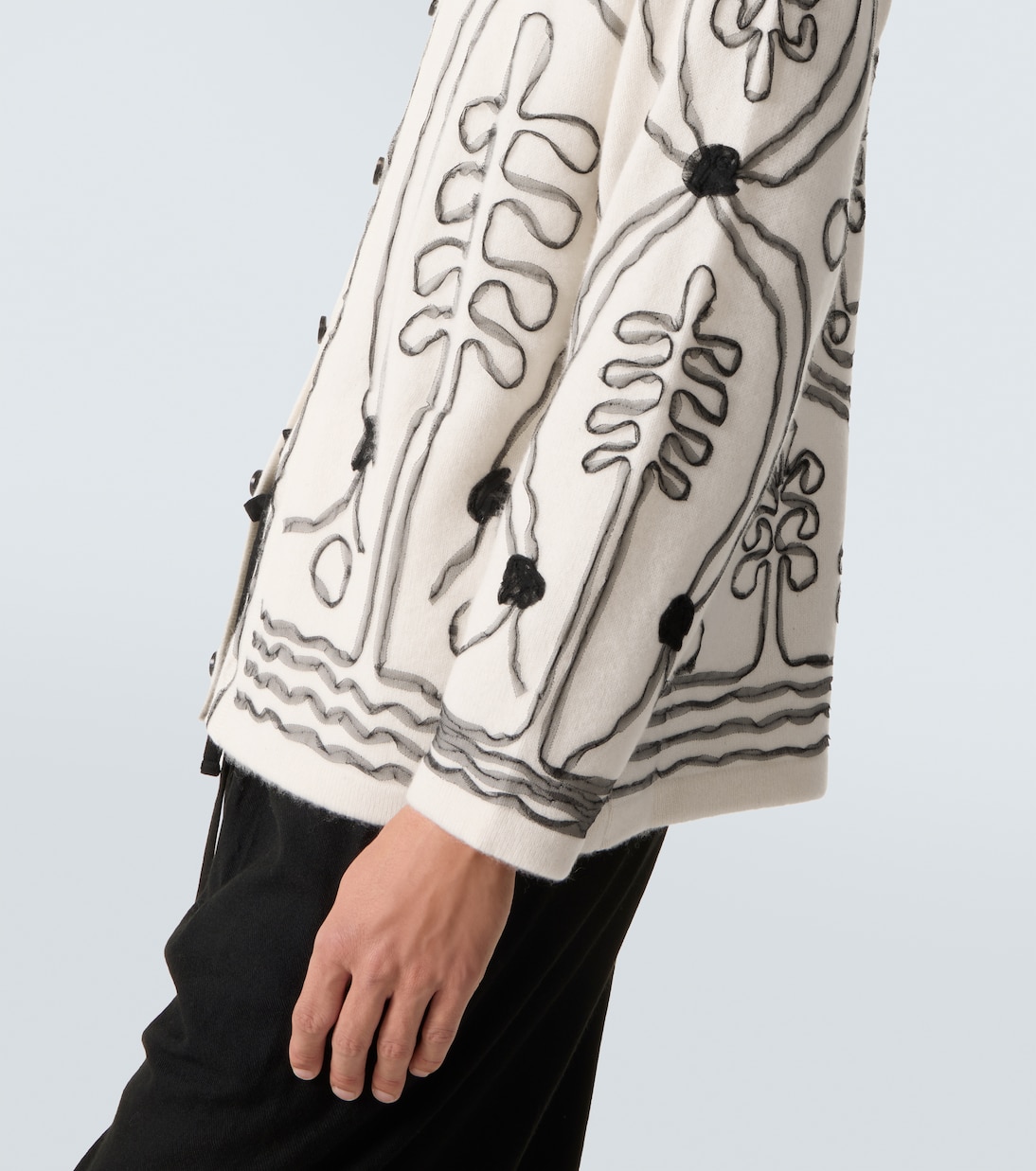 Winter Garden cashmere cardigan | Bode