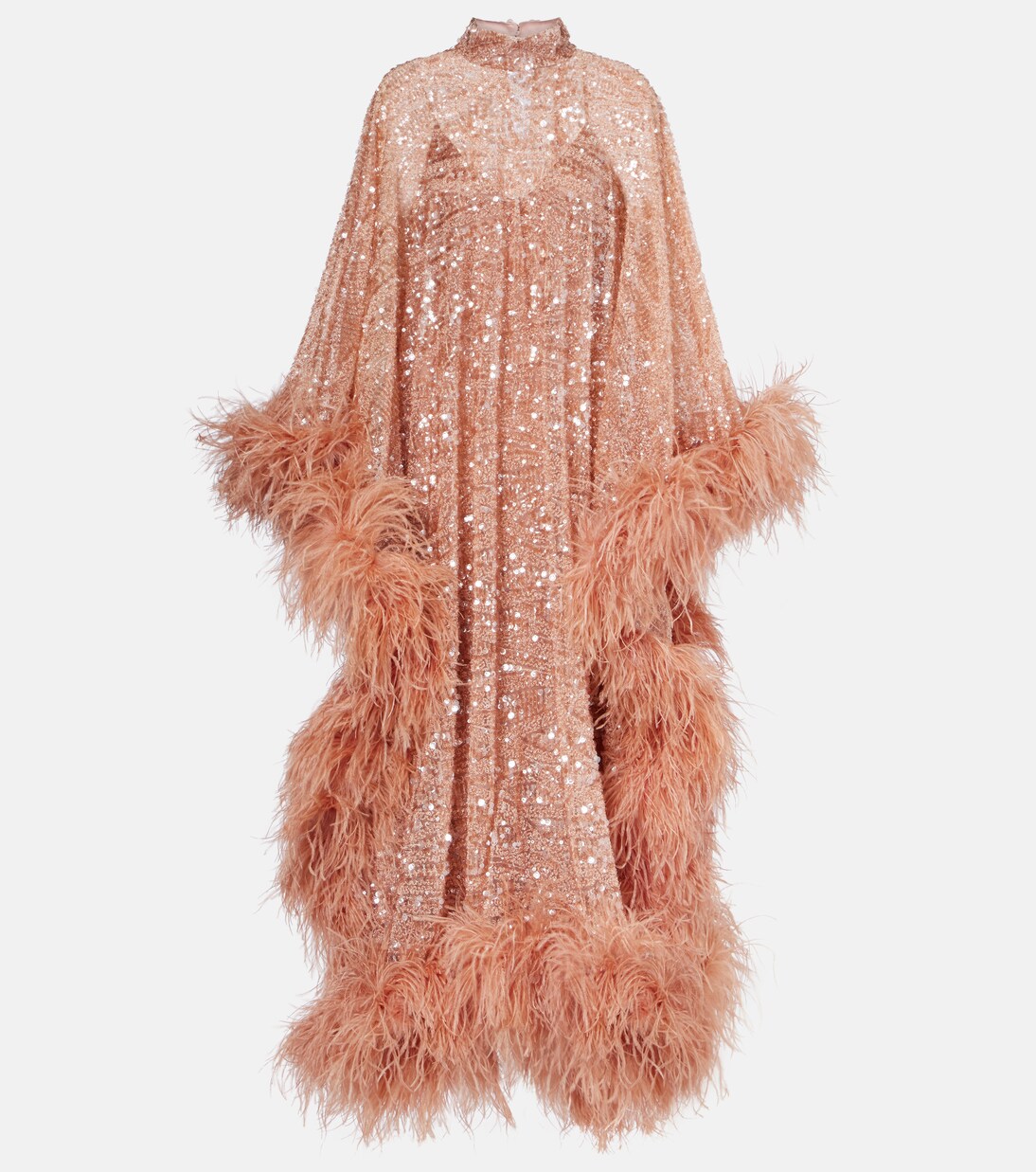 Casta Diva Sublime sequined tulle kaftan | Taller Marmo