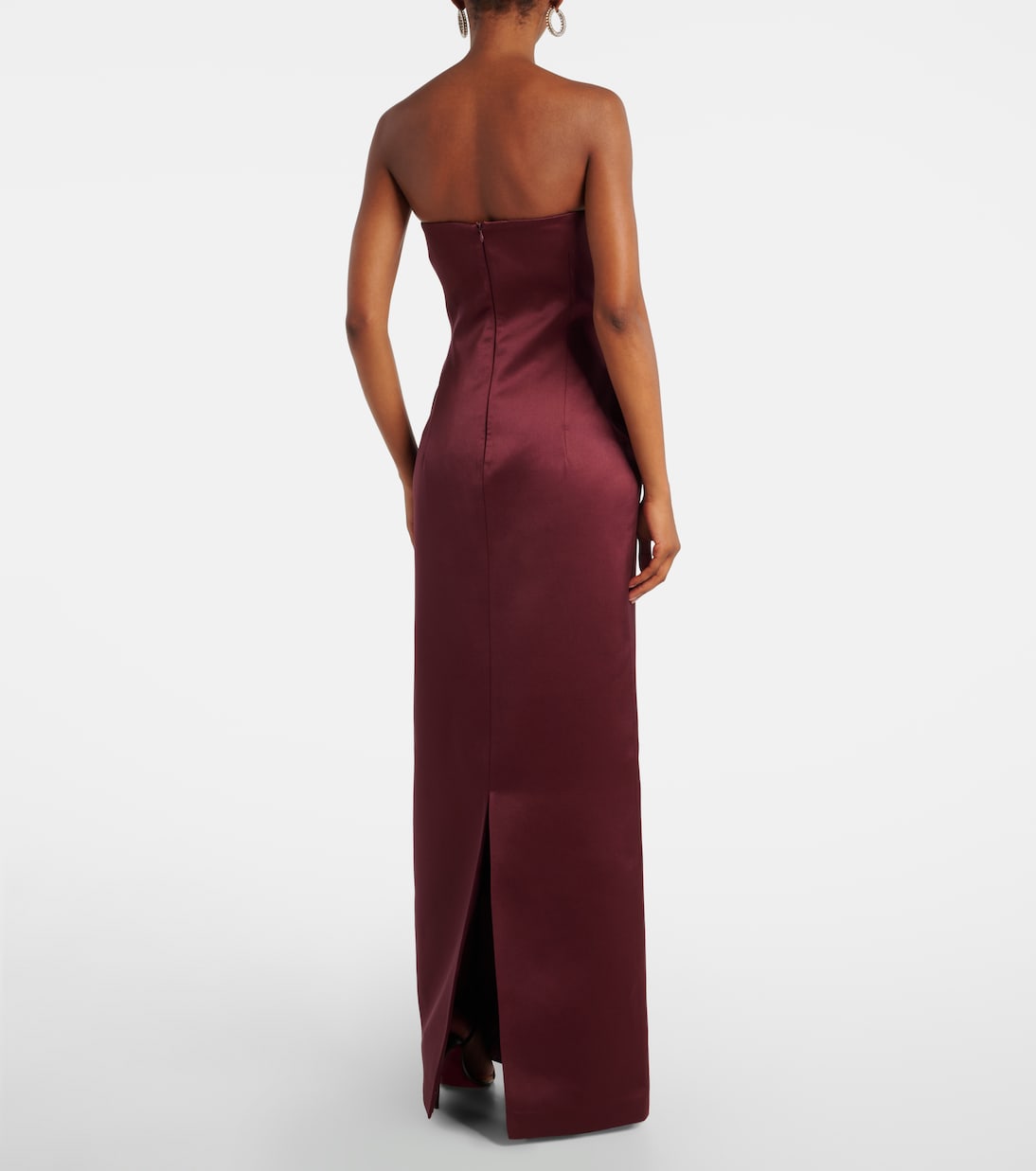 Abito lungo Noélie in raso | The New Arrivals Ilkyaz Ozel