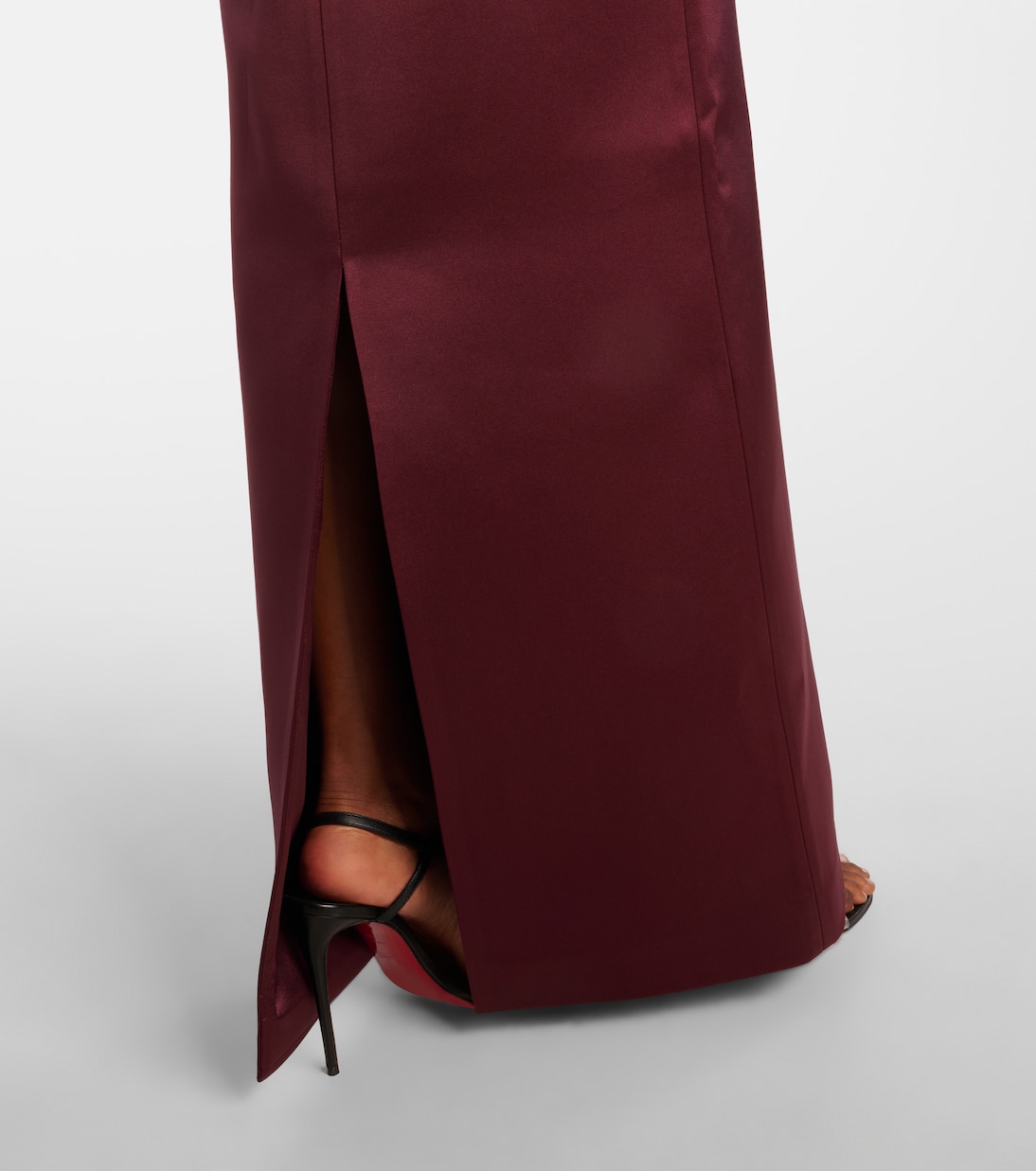 Abito lungo Noélie in raso | The New Arrivals Ilkyaz Ozel