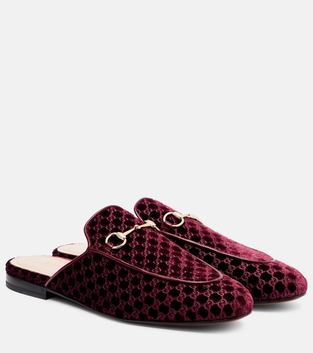Princetown Horsebit velvet mules | Gucci