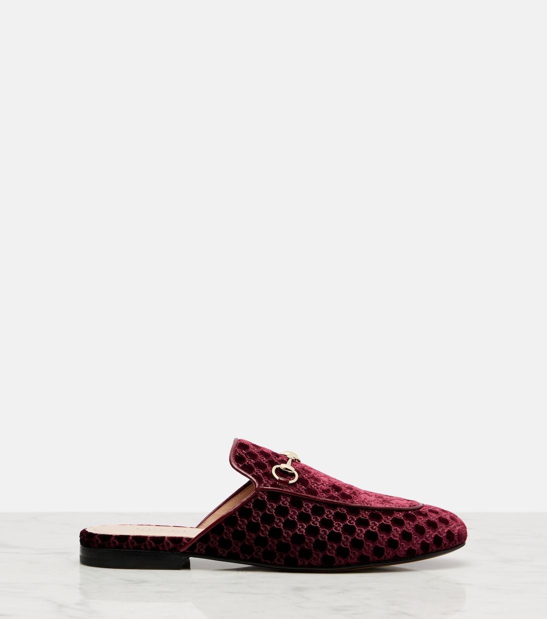 Princetown Horsebit velvet mules | Gucci