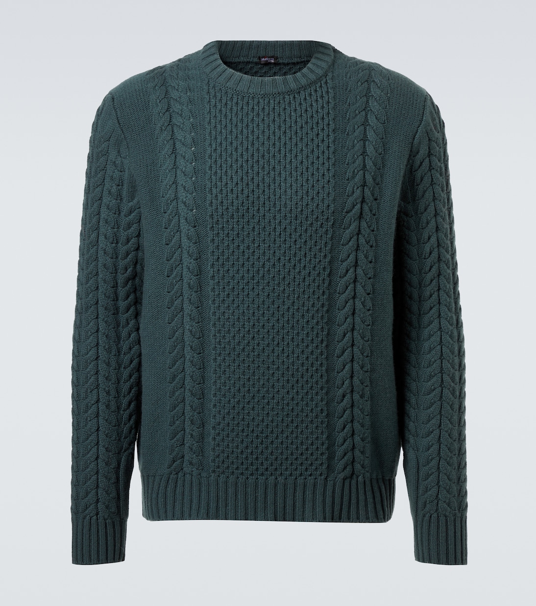 Pullover in cashmere a trecce | Kiton
