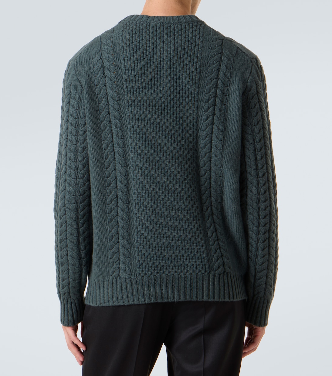 Pullover in cashmere a trecce | Kiton