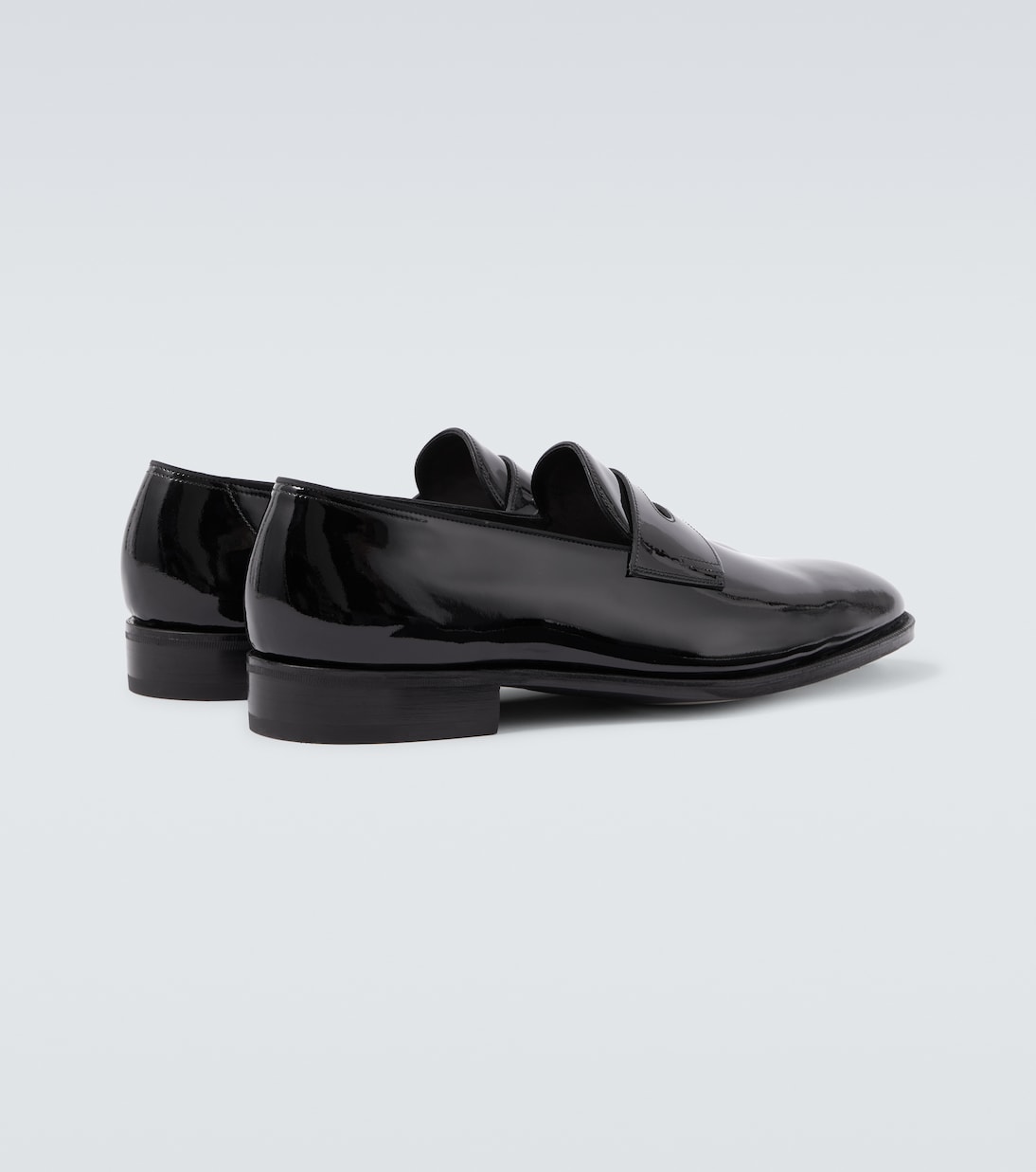 Jamie patent leather penny loafers | John Lobb