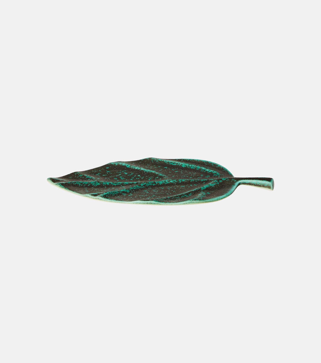 Plateau Cenote Leaf Medium en porcelaine | L'Objet