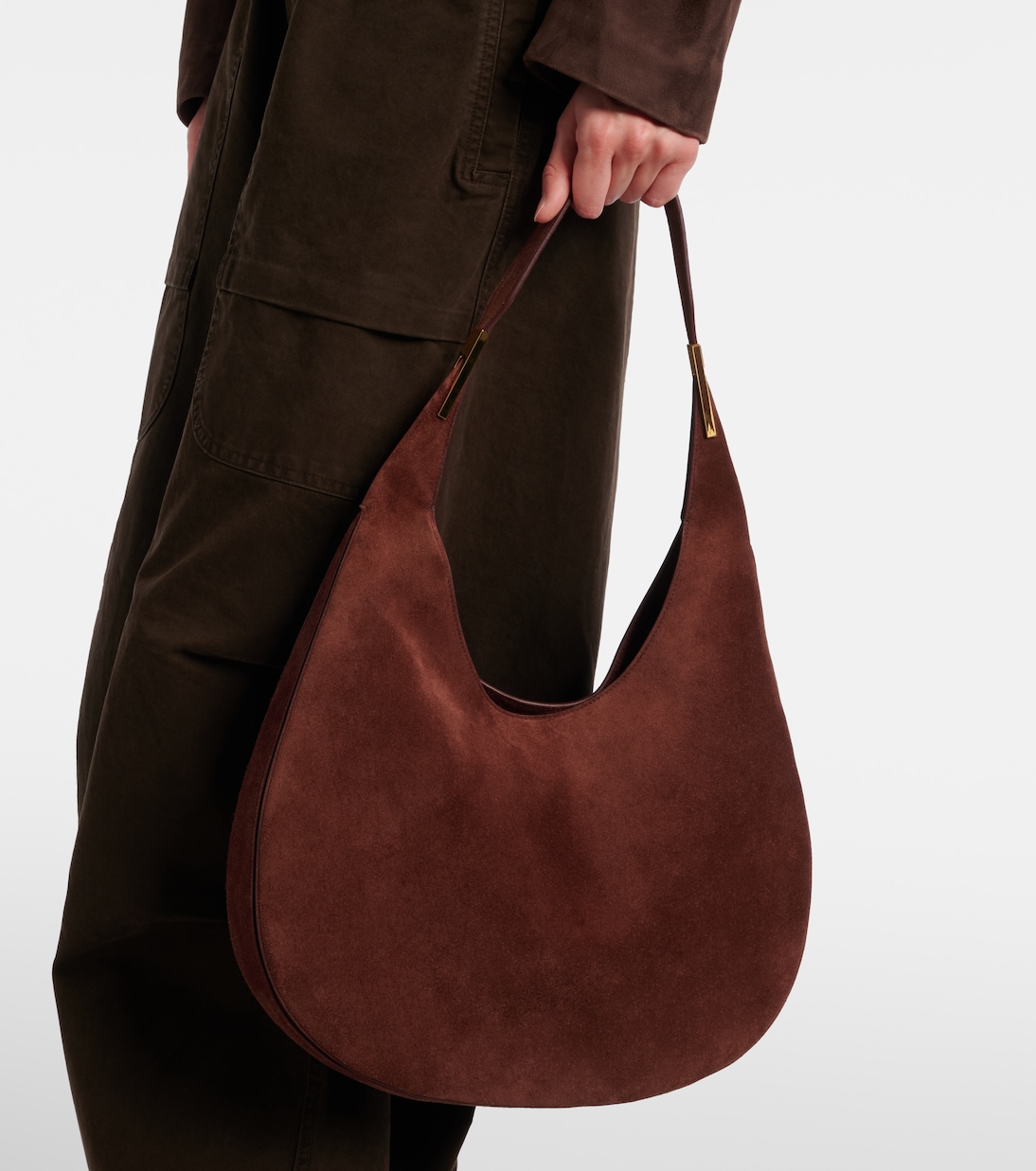 Florence Medium suede shoulder bag | Savette