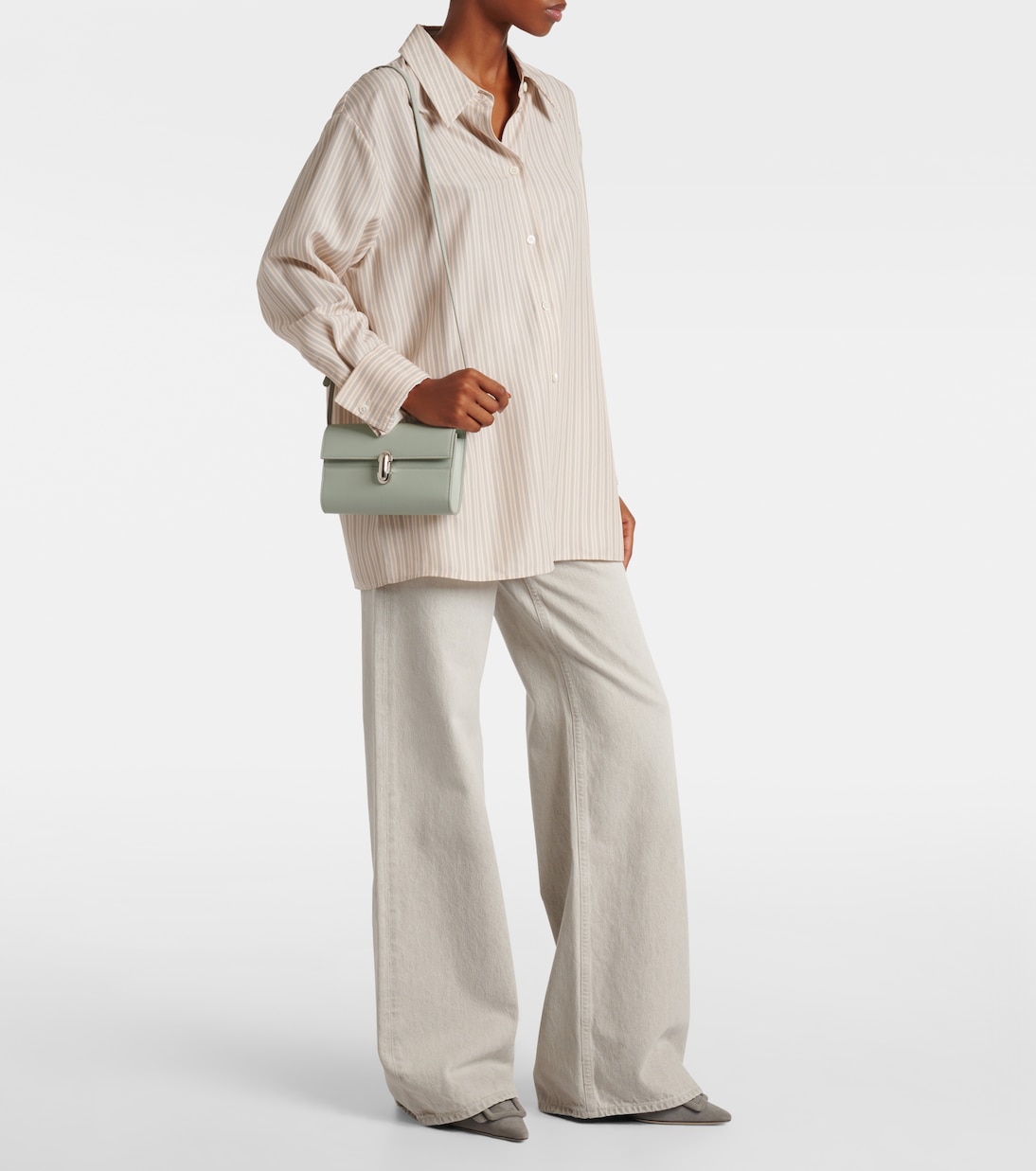 Symmetry 26 leather shoulder bag  | Savette