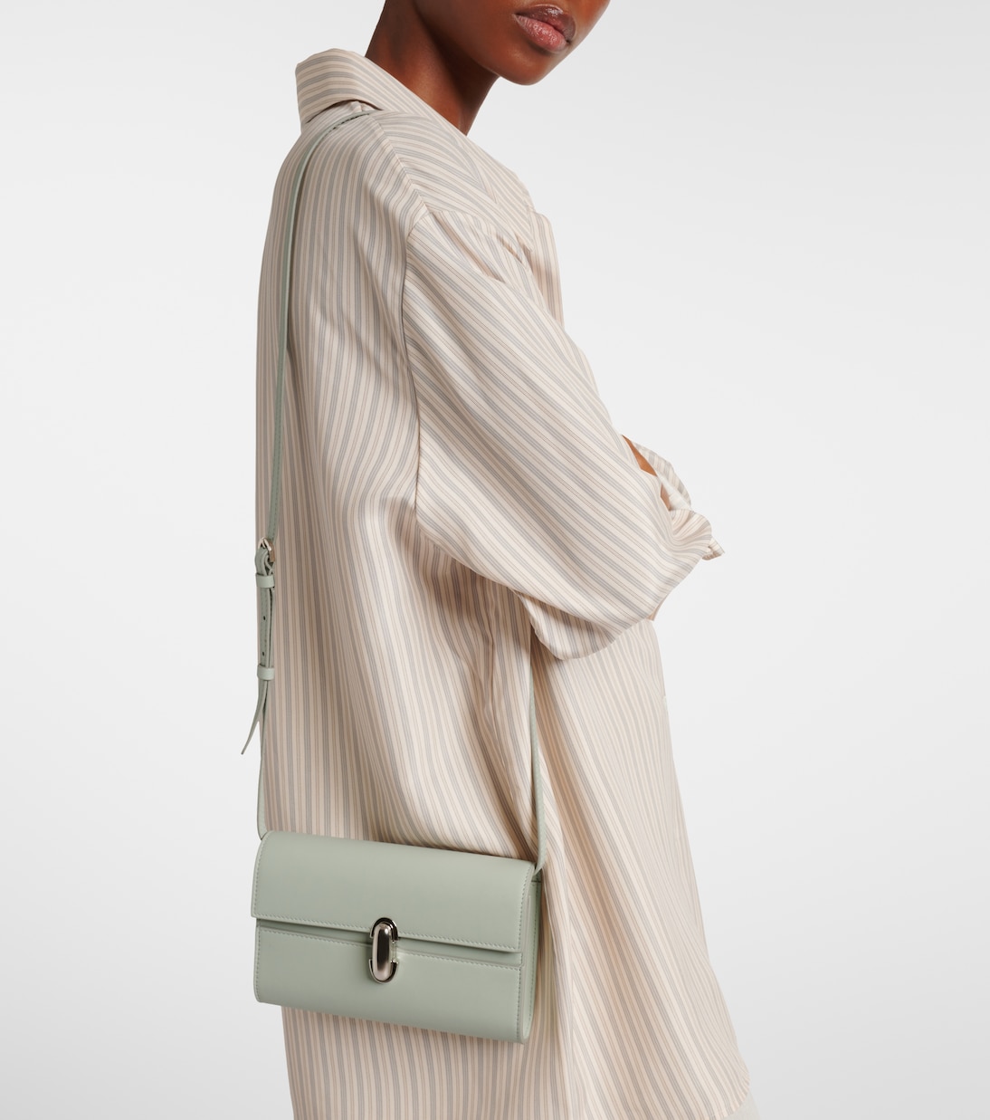 Symmetry 26 leather shoulder bag  | Savette