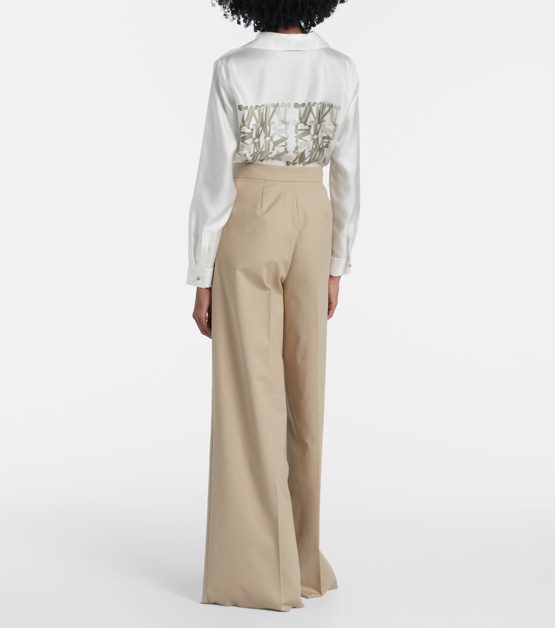 Weite Hose aus einem Baumwollgemisch | Max Mara