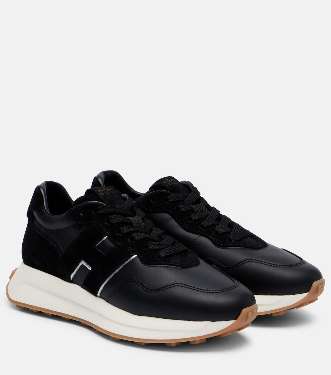 H641 suede and leather sneakers | Hogan