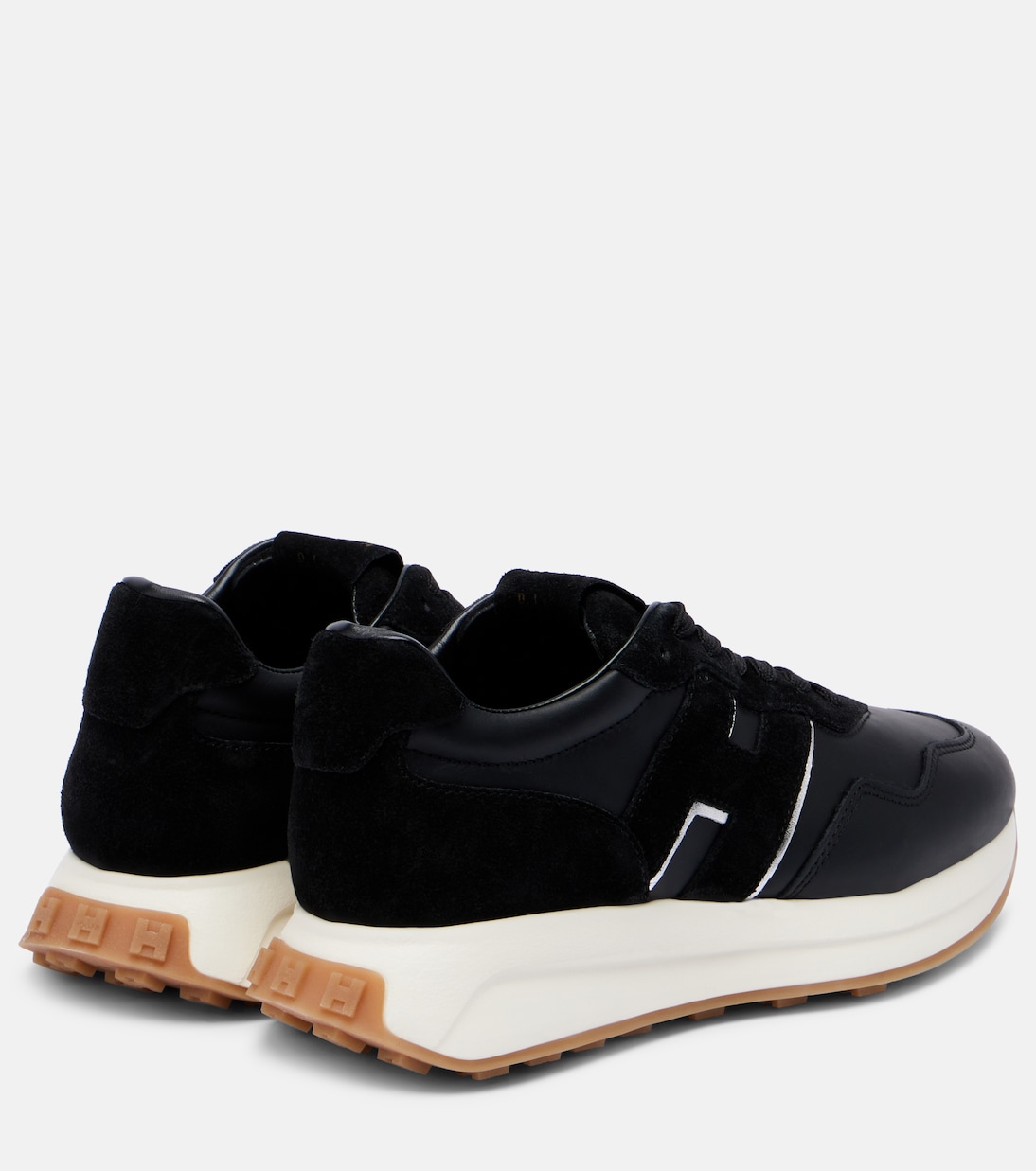 H641 suede and leather sneakers | Hogan