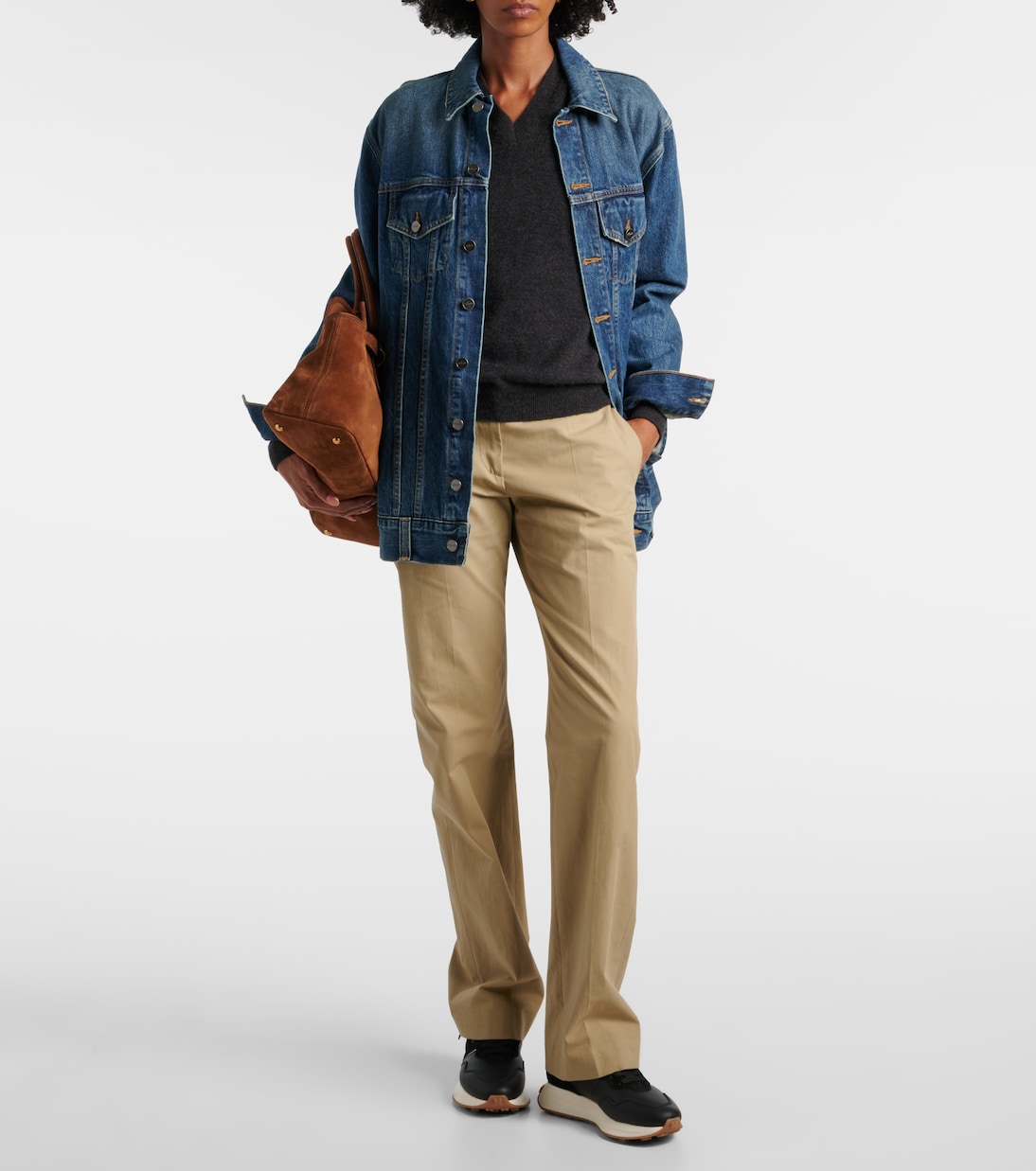 H641 suede and leather sneakers | Hogan