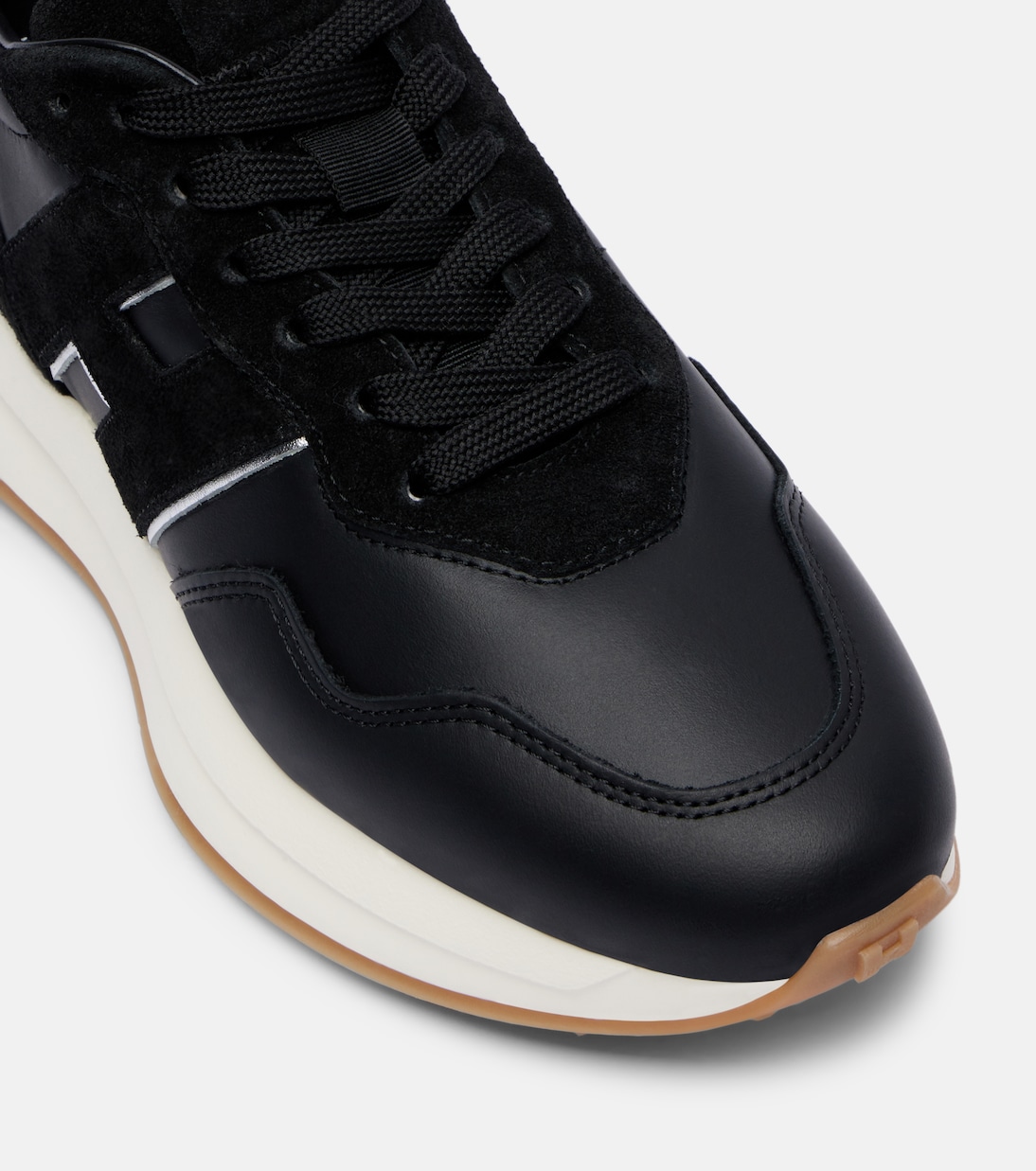 H641 suede and leather sneakers | Hogan