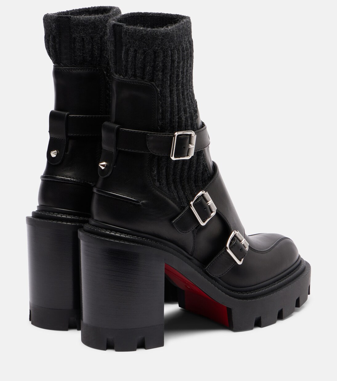 Cortinetta College 100 leather ankle boots | Christian Louboutin