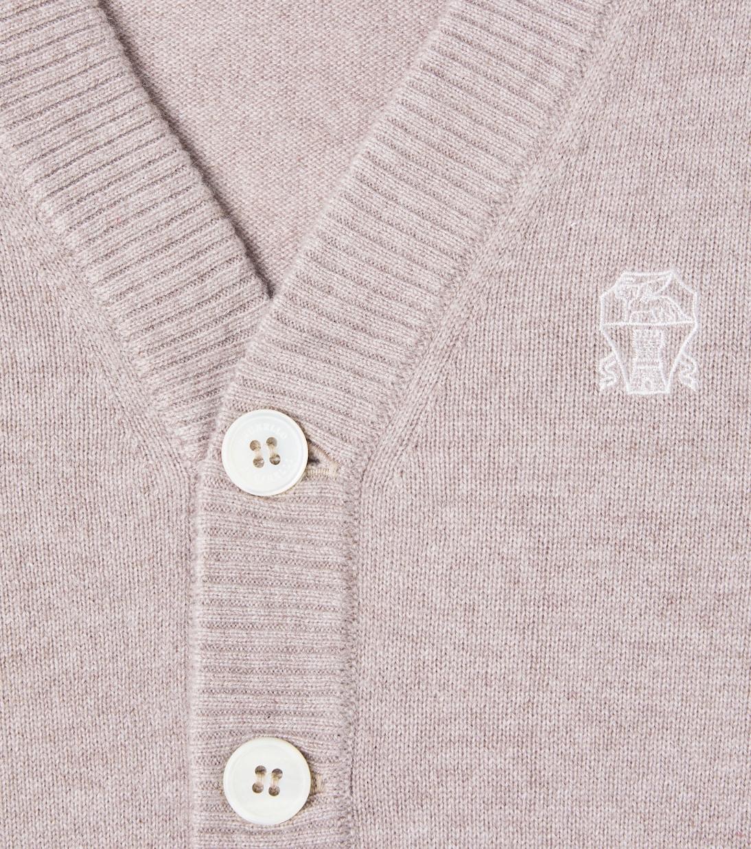 Embroidered cashmere cardigan | Brunello Cucinelli Kids