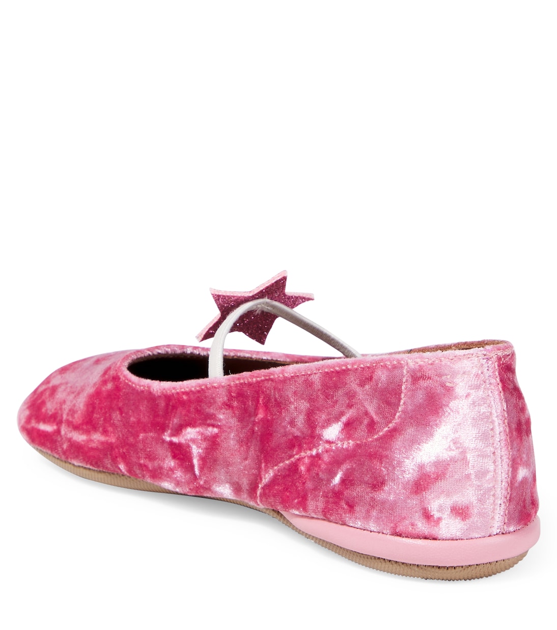 Appliqué velvet ballet flats | PèPè