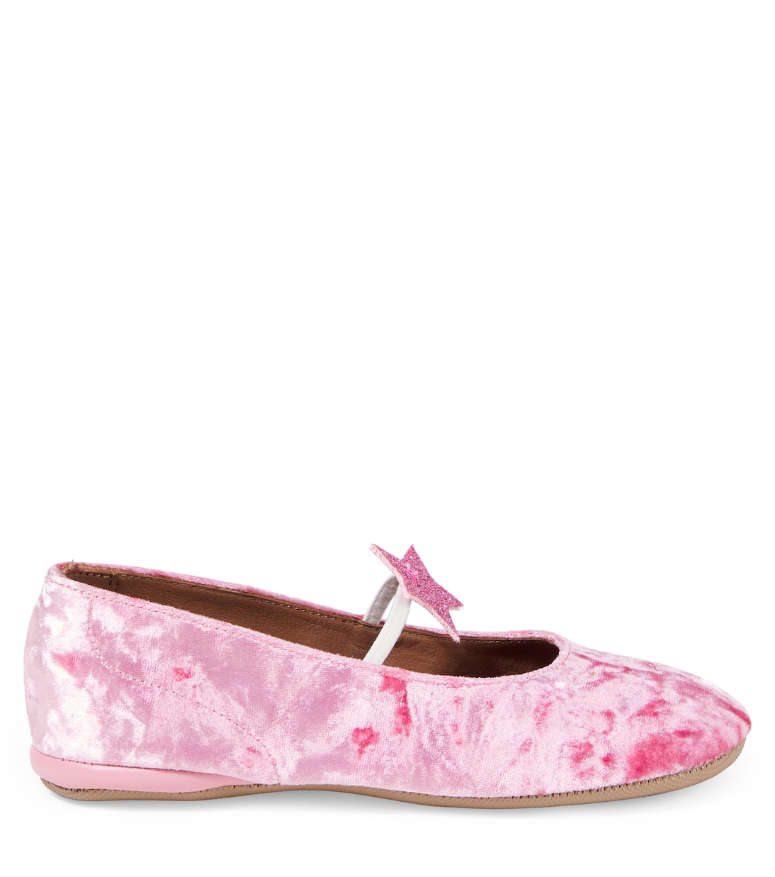 Appliqué velvet ballet flats | PèPè