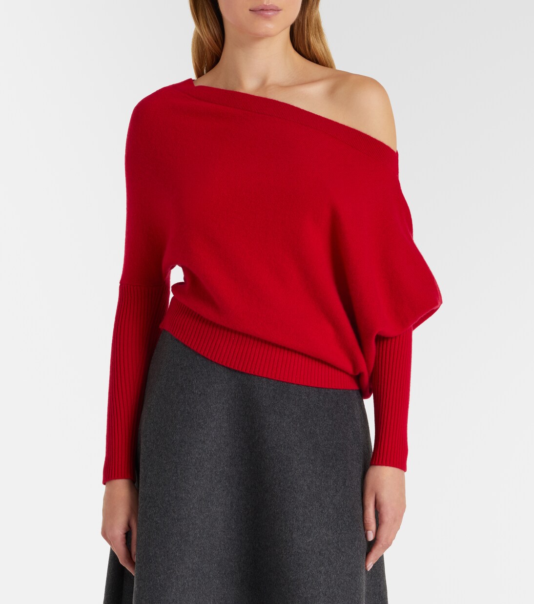 One-Shoulder-Pullover Paxi aus Kaschmir | Altuzarra