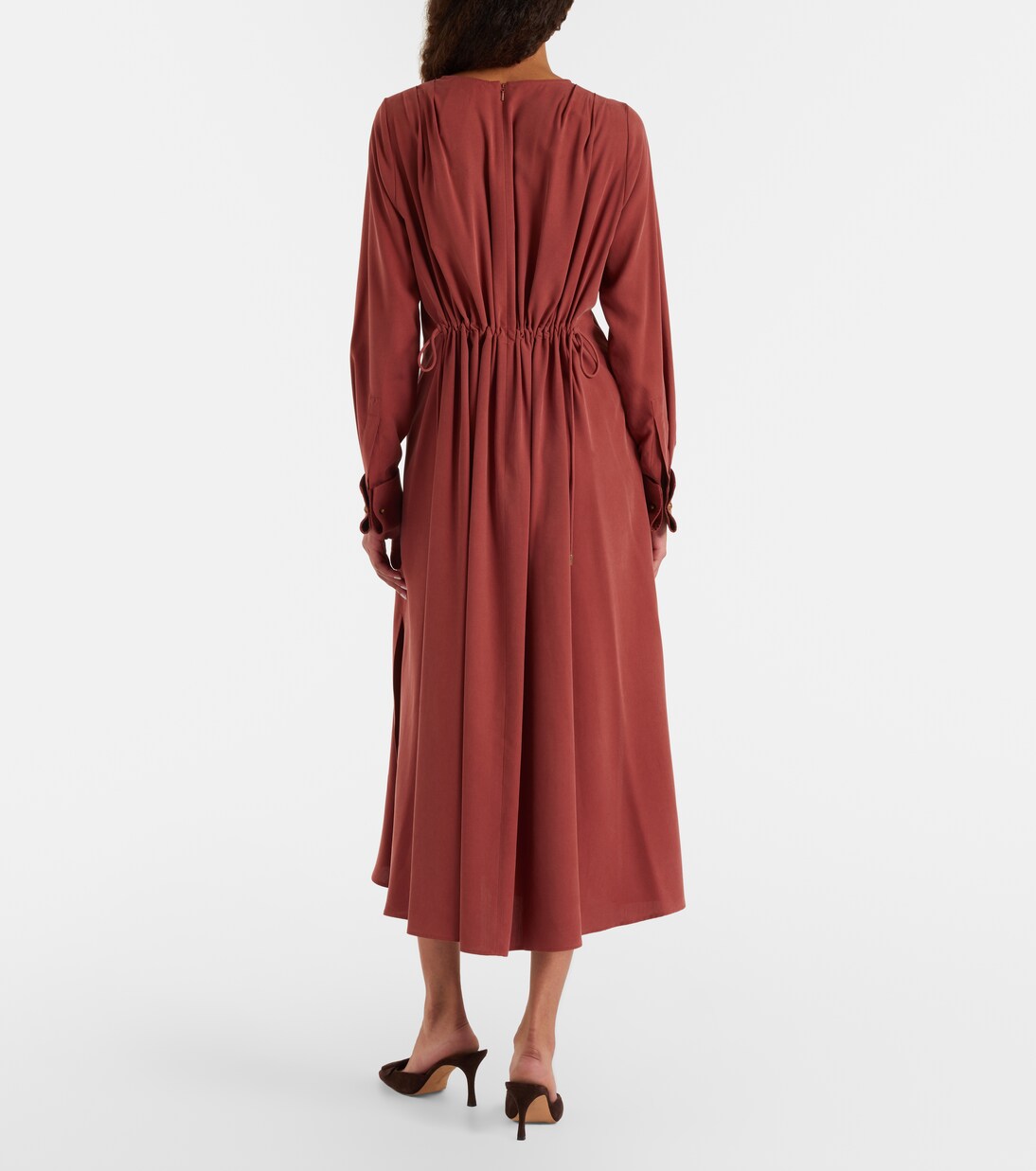 Midikleid Full aus Seiden-Canvas | Max Mara