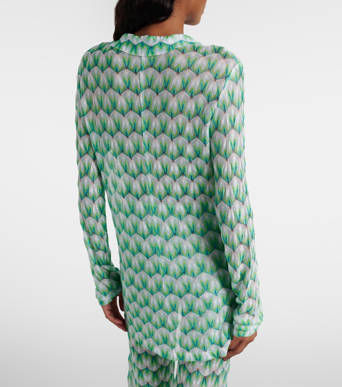 Bluse aus Häkelstrick | Missoni