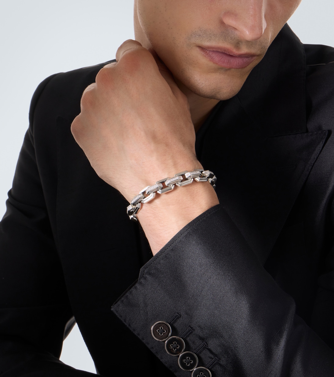 Armband aus Sterlingsilber mit Diamanten | David Yurman
