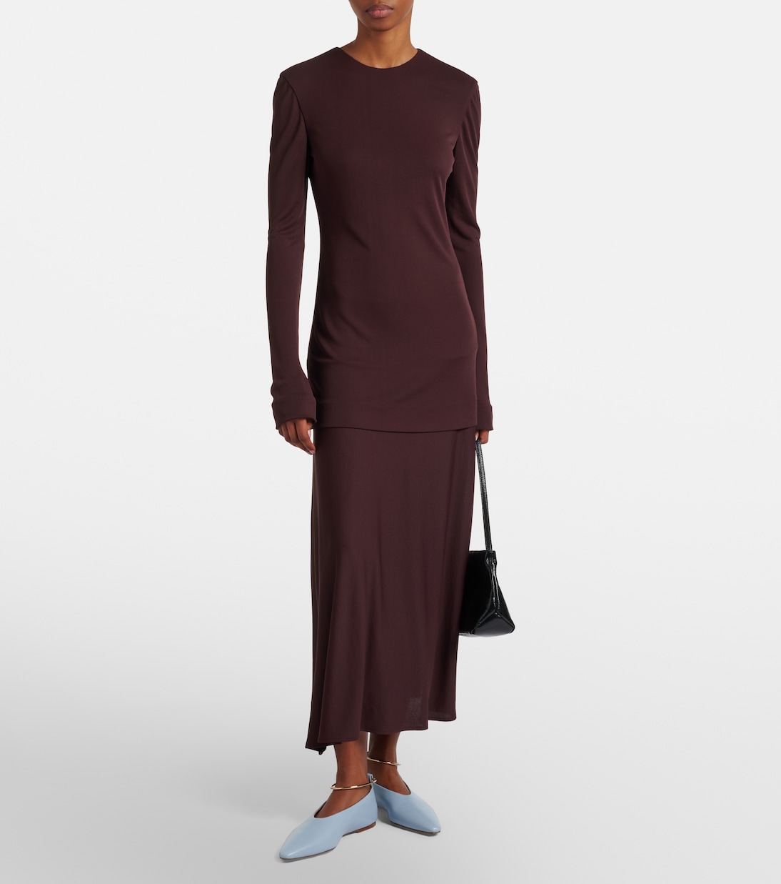 Jersey maxi dress | Jil Sander
