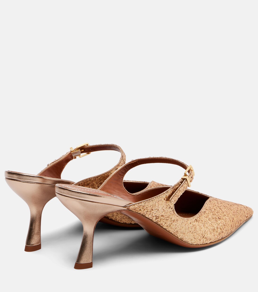 Aura 65 glitter mules | Zimmermann