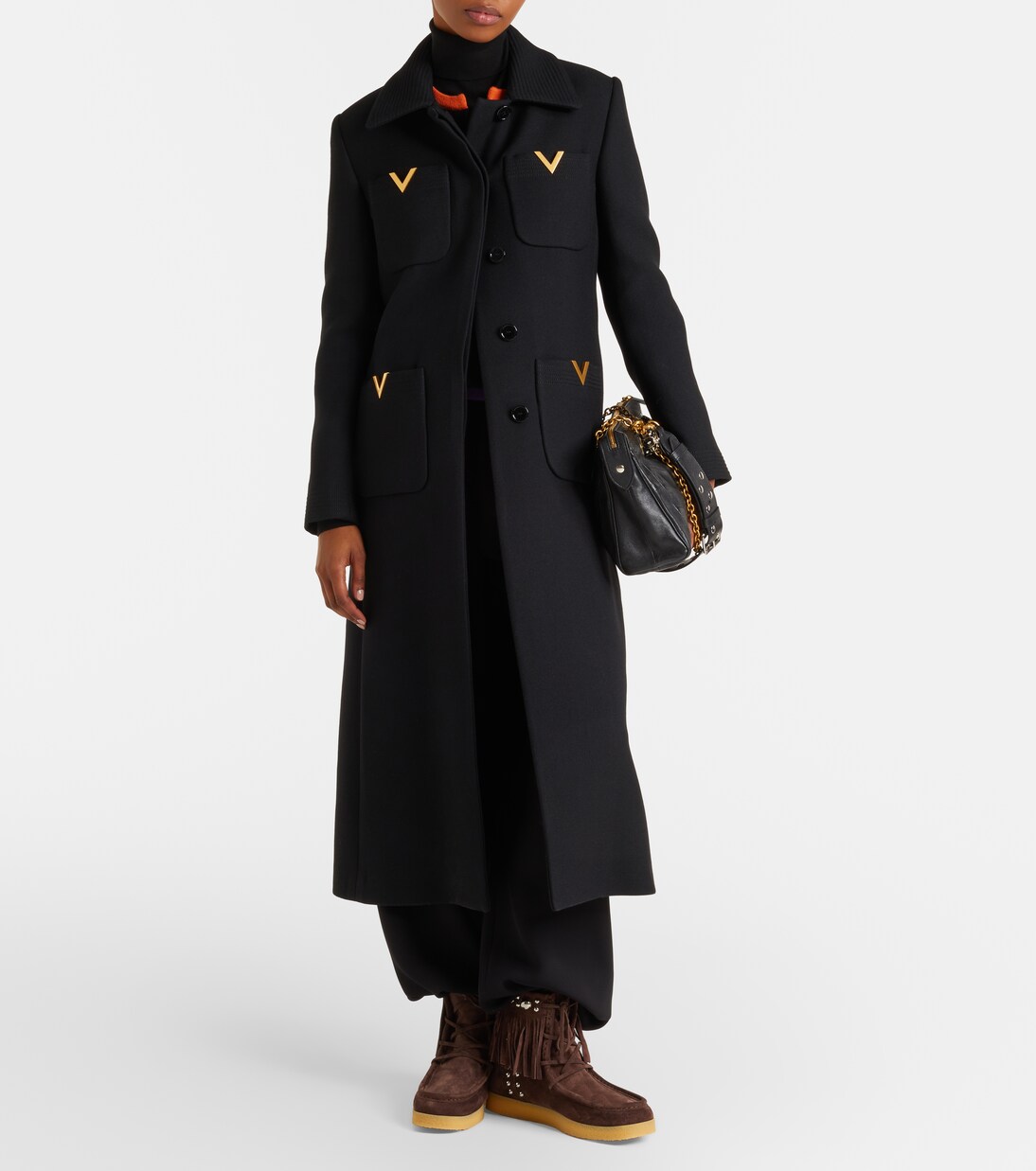 Bottines en daim Nellcôte à clous | Valentino Garavani