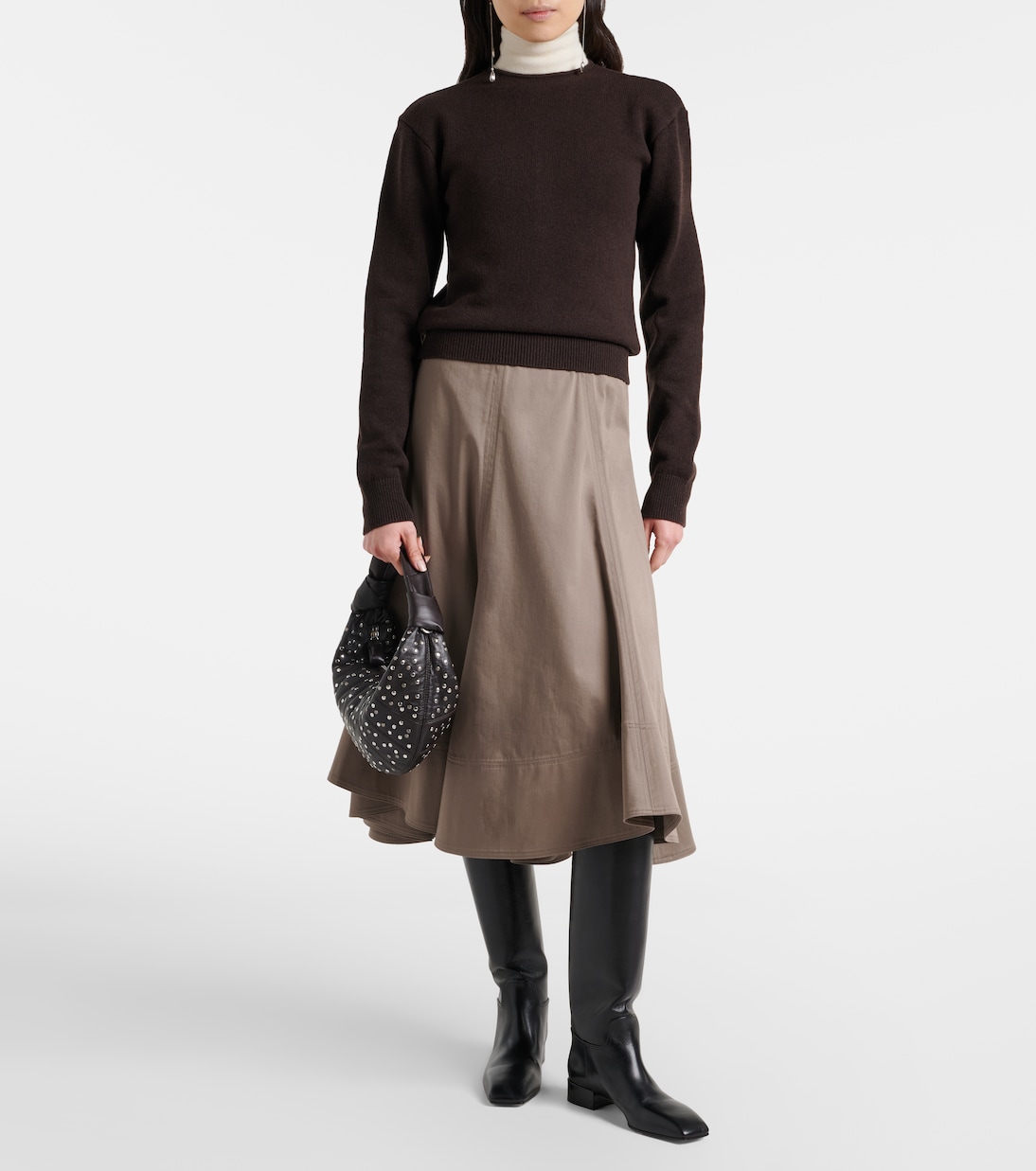 Sac Croissant Large en cuir | Lemaire